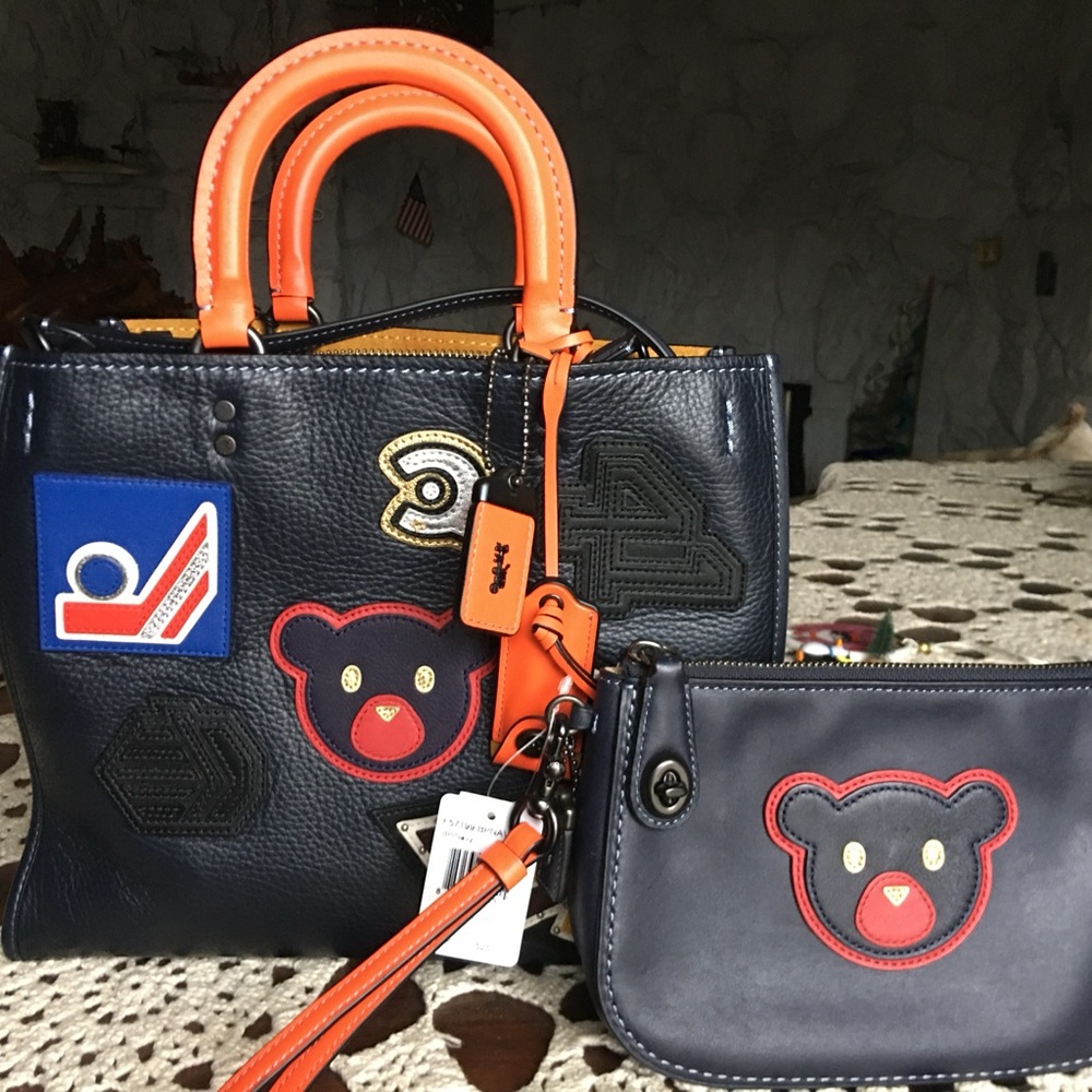 Coach 1941 varsity patch rogue 30 Navy